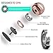 BOBOSOW Kinetic Desk Stress Relief Toy，Office Executive Metal Fidget Spinning Ball for Adults & Kids, Spinner Toys for ADHD & Eliminate Anxiety & Keep Focus & Relaxing (Rose Gold)