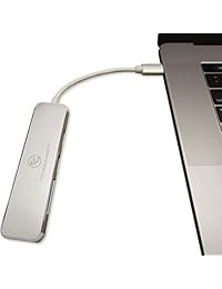 TitaniumConnect USB C a HDMI   Adaptador 5 en 1   Multipuerto para unidad flash, SD, Micro SanDisk y Divisor de Pantalla   Vídeo de 4k con alta velocidad de hasta 5 gigabits