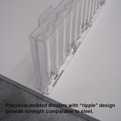 Ultimate Office 9-Compartment Crystal-Clear Mail Sorter (3W x 3H) with Optional Add-On Tiers for Easy Expansion