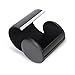 NUOLUX Men Classy Necktie Tie Box Case Organizer Formal Cylinder Style (Black)