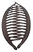 France Luxe Belle Larger Interlocking Comb, Matte Chocolate, Set of 2 - An Excellent Styling Solution For Long/Thick or Curly Hair