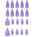 Nail Polish Remover Tool, Stainless Steel Triangle Cuticle Peeler Scraper and Cuticle Pusher,20Pcs Gel Nail Polish Remover Clips,500Pcs Wipe Cotton Pads,10Pcs 100 180 Grit Nail Files