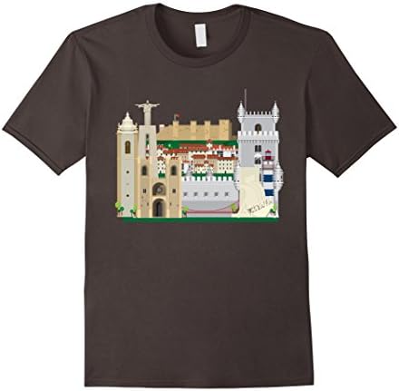 Men's Portugal T-Shirt Large Asphalt