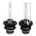 econoLED D2C D2S D2R 6000K Xenon HID Replacement Bulbs Metal Chassis Diamond White 35W 12V Car Auto Headlight Lamps Head Lights