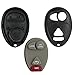 New L2C0007T Keyless 4 Buttons Car Case Key Shell For Gm Remote Entry No Chip...