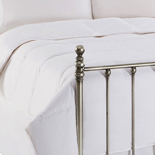Savannah Antique King Brushed Nickel Metal Bed by Bombay Company Buy
