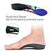 Orthotic Inserts 3/4 Length, Arch Support Foot Insoles for Over-Pronation, Plantar Fasciitis, Flat Feet, Heel Pain Relief Shoe Inserts for Running Sport Men and Women, L(Men’s 11-13.5, Women’s12-14.5)thumb 1