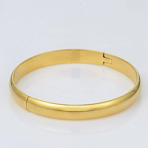 Flamboyantgoods Child Girls Charm 18K Yellow Gold Filled Infant Bangle Bracelet Newborn
