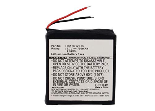 Synergy Digital Battery Compatible with Garmin Forerunner 305 GPS Battery (Li-Ion, 3.7V, 700 mAh) - Repl. Garmin 361-00026-00 Battery