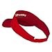 Lifeguard Embroidered Strap Back Visor - Red OSFM