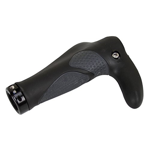 image for VELO VLG-1185AD3 Black/Gray Gel Bicycle MTB Mountain Bike Horn Ergonom