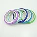 Honbay Washi Tape Set of 5 Rolls Ultral Slim DIY Decorative Tape Sticky Plastic Adhesive Tape for Scrapbooking DIY Crafts and Gift Wrapping