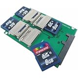 4-Port SD to SATA Adapter with 2.5 Inch Housing