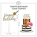 Hot Pink and Black Birthday Decorations for Women, Hot Pink and Black Party Decorations - Happy Birthday Banner Garland, Paper Decor, Balloons, Cake Topper, Sash and More