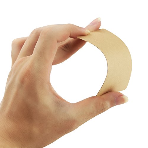 image for Weoxpr 400pcs Blank Kraft Note Paper Business Cards Vocabulary Word Ca