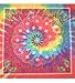 CoverYourHair Tie Dye Paisley Bandana - Colorful Bandana - Rainbow Colored Bandana