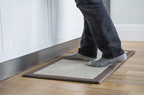 Deluxe Anti Fatigue Standing Kitchen Comfort Mat (39 x 20 inch) Ergonomic Non-Toxic Rug and Mat for Home or Office Standing Desk Or Work Place Safety from Cooler Kitchen - Thumbnail 4