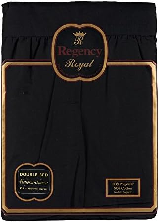 Regency Royal Double Bed Black Platform Valance