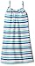 Scout + Ro Girls' Striped Dress with Crochet-Neck Detail