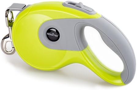 MOOITEK Retractable Dog Leash 16.4 Feet Dog Walking Leash for Small Medium Large Dogs Up To 110lbs Tangle Free Soft Hand Grip One Button Break &amp; Lock System