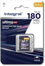 Integral 512GB SDXC Memory Card U3 V30 A2 UHS-I 180MB/s Read 130MB/s Write 4K view 3