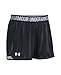 Under Armour Womens Play Up short 2.0 - Mesh, Black /White, Medium