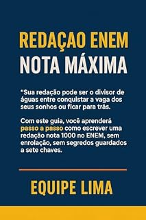 Livro Redação ENEM 2025 Nota Máxima: Guia prático para escrever a redação perfeita e conquistar sua vaga em 2025