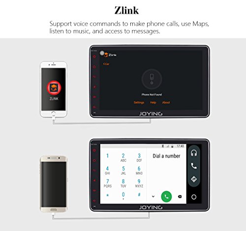 JOYING Car Stereo Android 8.0 4GB + 32GB Octa Core 10.1 inch Single Din in-Dash GPS Navigation - Support Zlink & Android Auto Fast Boot Video Out - Thumbnail 3