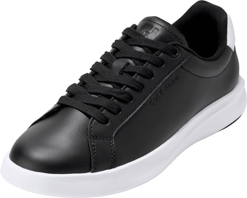 Amazon.com | Cole Haan Men's Grand+ Court Sneakers, Black/Ivory, 7