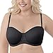 Vanity Fair Women's Beauty Back Strapless Full Figure Underwire Bra 74380, Midnight Black, 44C