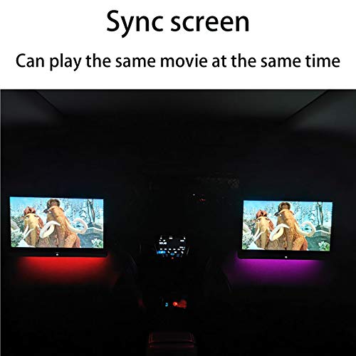 DDAUTO 12.4" Android 10 Car Headrest Video Player with 2.4G/5G WiFi TV