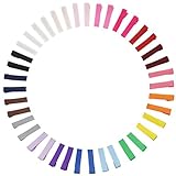 DIY hair Accessory Baby girl Ribbon HairClip Bow double Prong Ribbon Lined Alligator Hair Clips (20pairs)