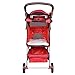 Red 4 Wheels Pet Stroller Cat Dog Cage Stroller Travel Folding Carrier 04T