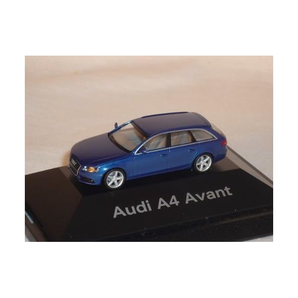 Herpa A-U-D-I A4 A 4 B8 B 8 Avant Ab 2007 Aruba Blau Arubablau Ho H0 1/87 Modellauto Modell Auto