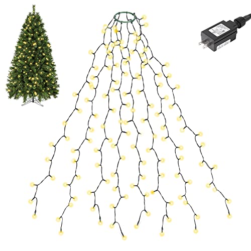 SALCAR Christmas Tree Lights 280 LEDs, Easy to Install Christmas Tree
