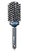 Round Ceramic Ionic Nano Technology Hair Brush by Better Beauty Products, XL/2 inch/53mm inch Barrel with Double Bristles, Natural Boar and Nylon Bristles, Professional Salon Brush, Gray Color Combo