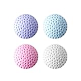 6 Pack Door Handle Bumper 3M Self Adhesive Rubber Stop ShineMeDoor Knob Lock Crash mat Pad Wall Protector Guard Door Stopper for Living Room Baby Room Bathroom (Random color)