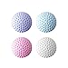 6 Pack Door Handle Bumper 3M Self Adhesive Rubber Stop ShineMeDoor Knob Lock Crash mat Pad Wall Protector Guard Door Stopper for Living Room Baby Room Bathroom (Random color)