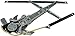 Dorman 741-951 Honda CRV Front Passenger Side Window Regulator with Motor