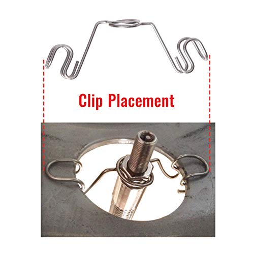 Pacific Dualies 18101 MAX EZ Air 7" Braided Stainless Steel Valve Stem