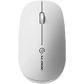ALOGIC Echelon USB-C Rechargeable Wireless Mouse, Bluetooth Wireless Mouse with USB-C Charging, Ergonomic Compact Mouse for Windows, macOS &amp; iPadOS
