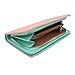 KQueenStar Womens Wallets - Ladies Purse for Womens Clutch Wallet Card Holder Organizer Large Capacity With Wrist Strap (Pink-B)