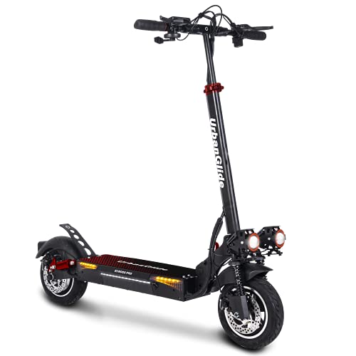 Urban Glide Patinete eléctrico eCross - Fijo - Negro