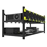 Bslemon-8-GPU-Fanless-Stackable-Miner-Aluminum-Mining-Frame-Mining-Rack-Black-Mining-Rack-for-Mining-Bitcoin-Crypto-Coin-CurrencyV3C-EthereumETH-MoneroXMR-SiacoinSC