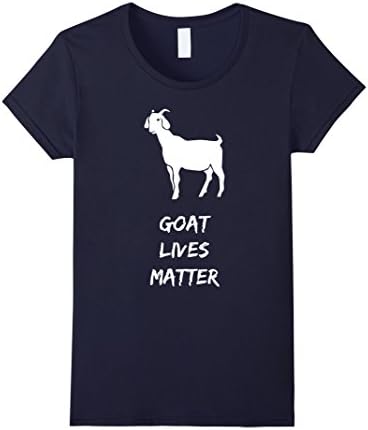 Women's Goat Shirt Medium Navy