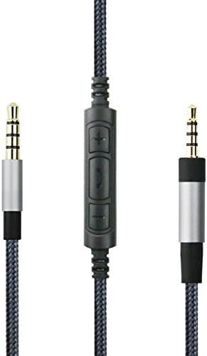 Sukira Replacement Cable with Microphone & Remote Control for Bose SoundTrue/Bose SoundLink On-Ear, Around-Ear, Wireless Headphone and Samsung Galaxy Sony Xiaomi Huawei Android