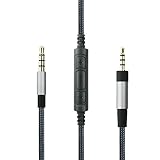 NewFantasia Replacement Cable Compatible with Sennheiser PXC 550, PXC 480 Headphones, Remote Volume Control & Mic Compatible with Samsung Galaxy Xiaomi Huawei Android