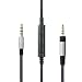 NewFantasia Replacement Cable Compatible with Sennheiser PXC 550, PXC 480 Headphones, Remote Volume Control & Mic Compatible with Samsung Galaxy Xiaomi Huawei Android primary