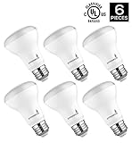 Hyperselect BR20 LED Light Bulb, 9W (40W Equivalent), 3000K (Soft White Glow), 520 lumens, Medium Base E26, Wide Flood LED Light Bulb Non-Dimmable, UL Listed - Great for Bedroom, Hallways (6 Pack)