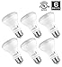 Hyperselect BR20 LED Light Bulb, 9W (40W Equivalent), 3000K (Soft White Glow), 520 lumens, Medium Base E26, Wide Flood LED Light Bulb Non-Dimmable, UL Listed - Great for Bedroom, Hallways (6 Pack)
